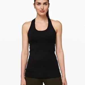 Cool Racerback Tank In black